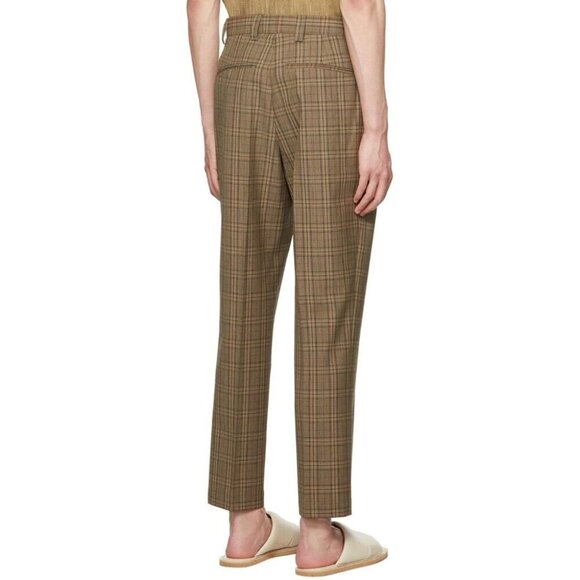 Nanushka Check Trousers Size 46 US 30 S Mens Beige $645 - Picture 14 of 14